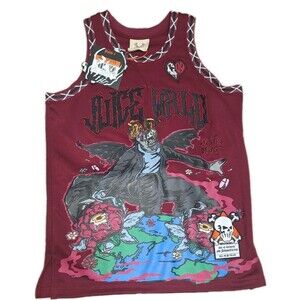 Brand X Juice WRLD 999 Cranberry Basketball Jersey Righteous Graphic XS NWT